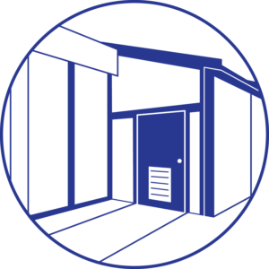 blue door icon