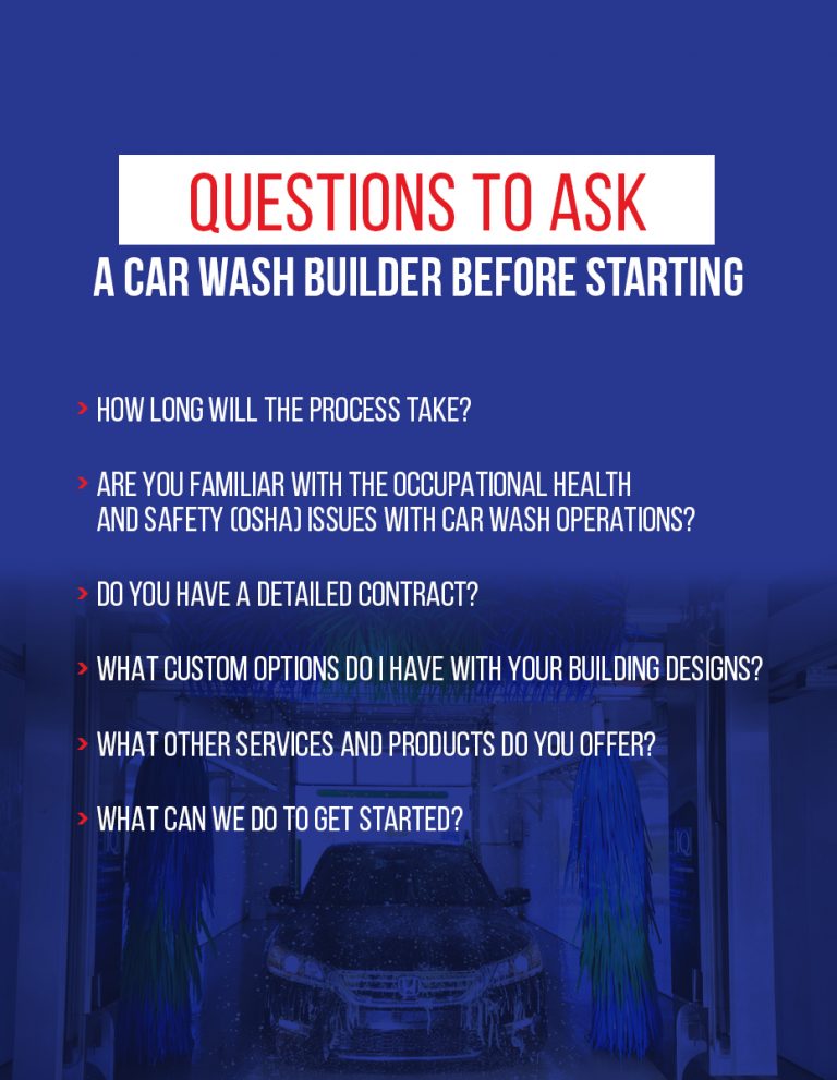 How to Select a Car Wash Builder Top Questions to Ask